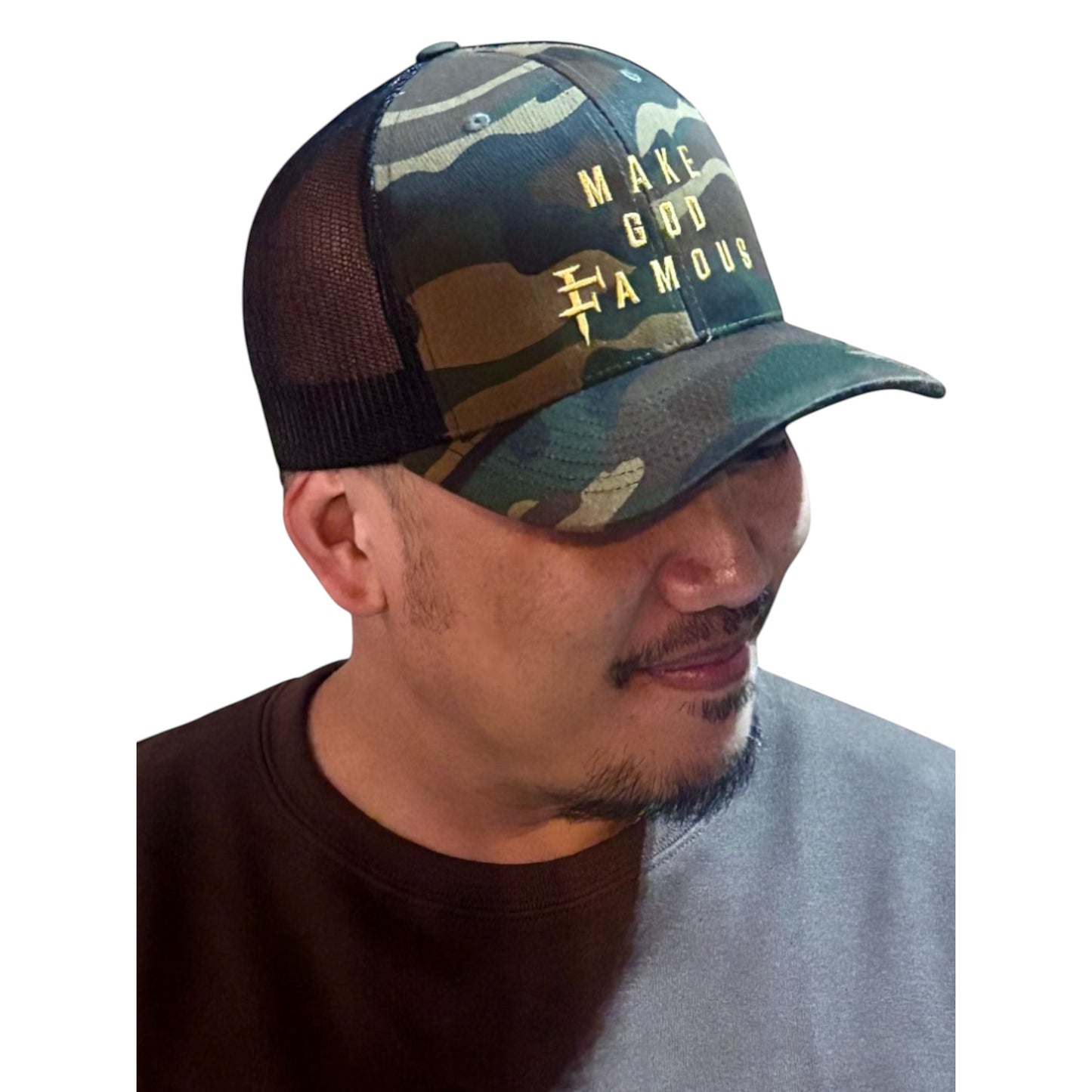 MGF Hat- Unseen Warrior Camo/Black