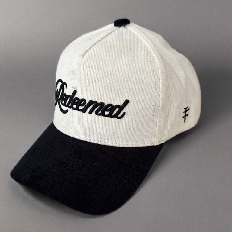 “Redeemed” Corduroy Hat — Black Edition
