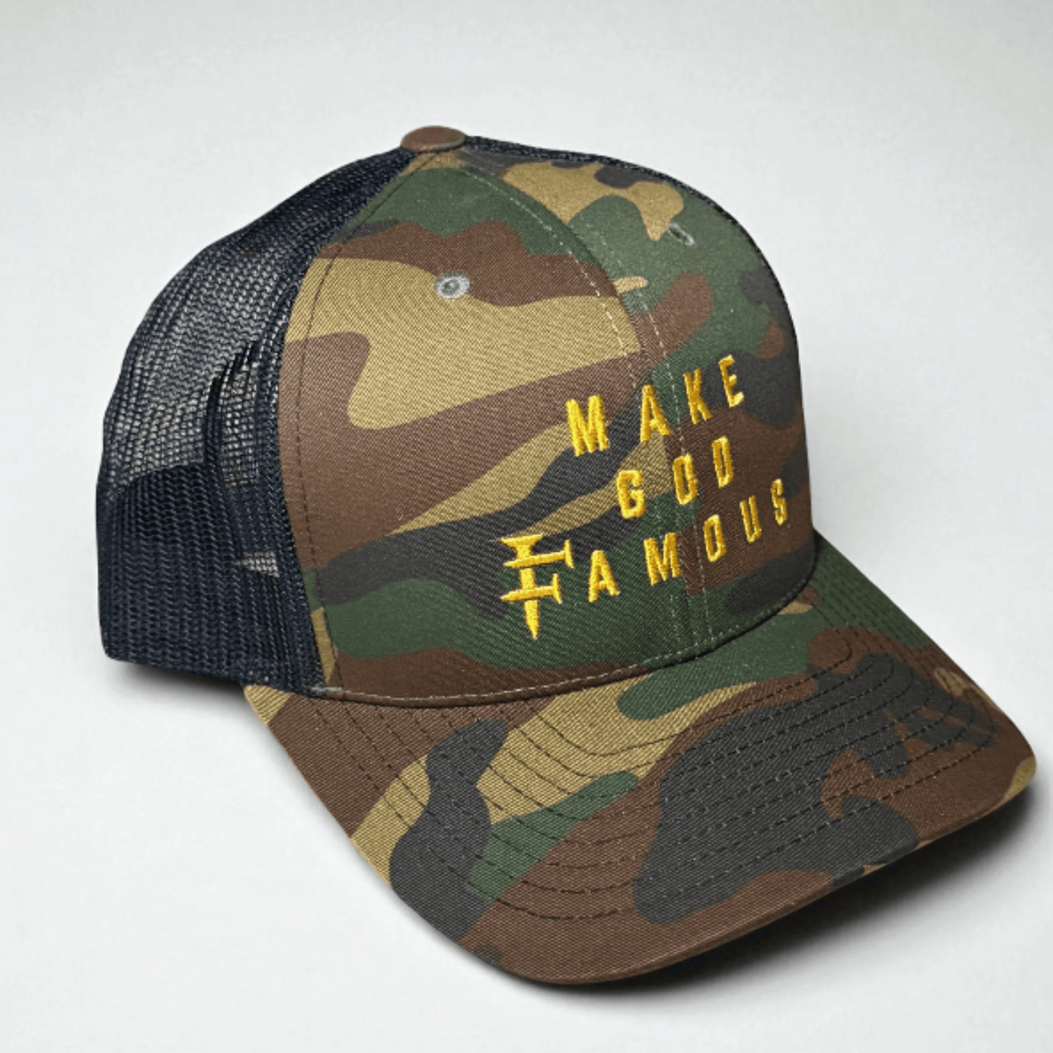 MGF Hat- Unseen Warrior Camo/Black