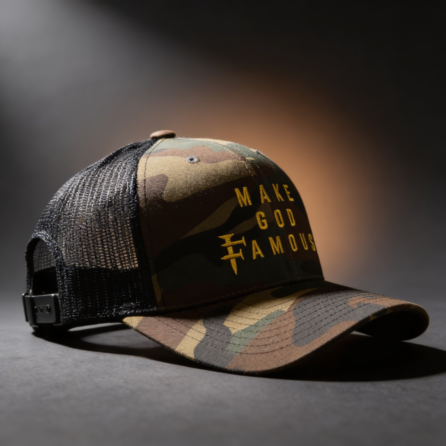 MGF Hat- Unseen Warrior Camo/Black