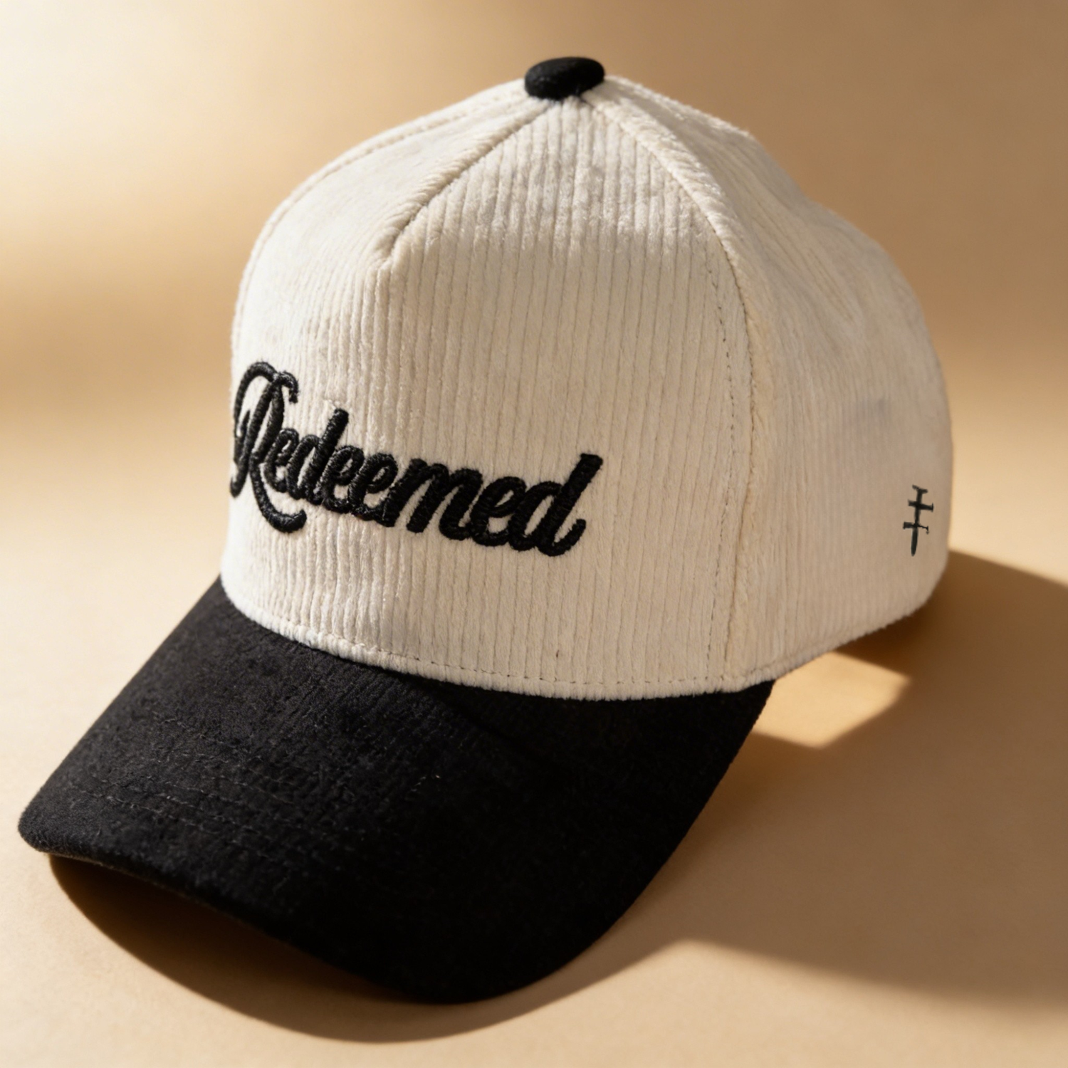 “Redeemed” Corduroy Hat — Black Edition