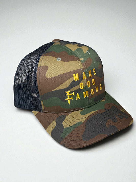 MGF Hat- Unseen Warrior Camo/Black