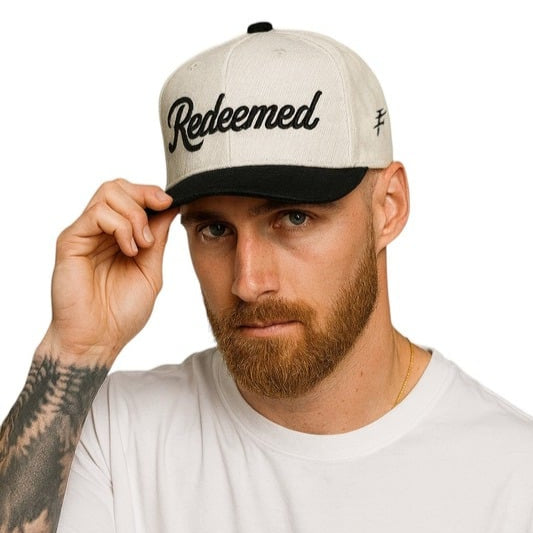 “Redeemed” Corduroy Hat — Black Edition