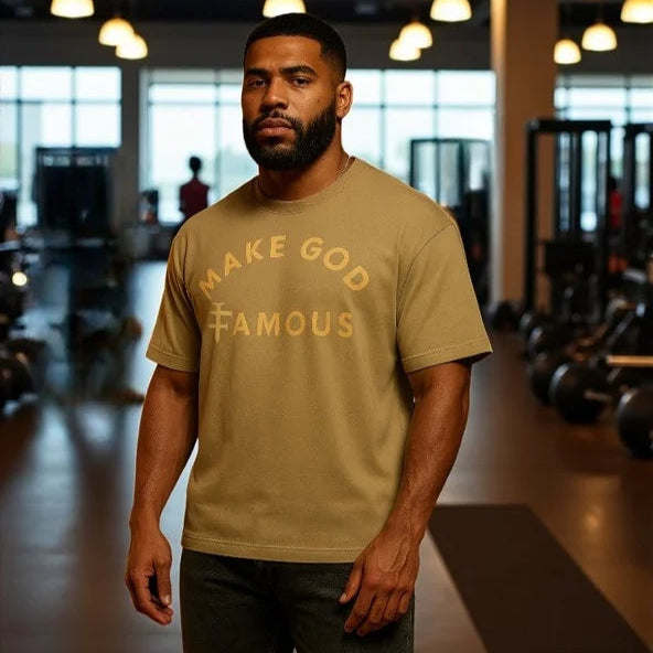 MGF Shirt- Golden Clay